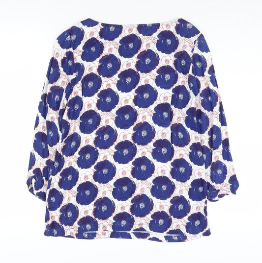 White Stuff Women's Multicoloured Floral Tunic, Size 10