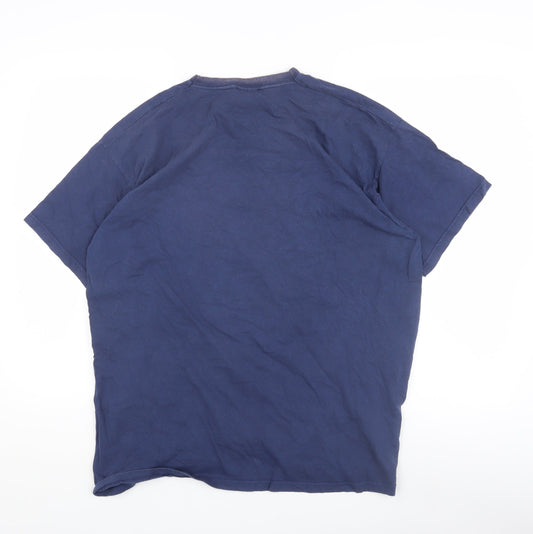 Star Wars Men’s XL Blue Crew Neck Graphic T-Shirt