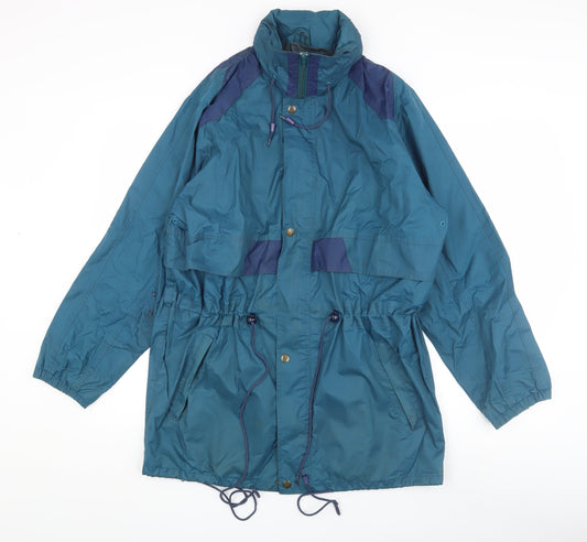 GALE FORCE Unisex Blue Windbreaker Jacket M