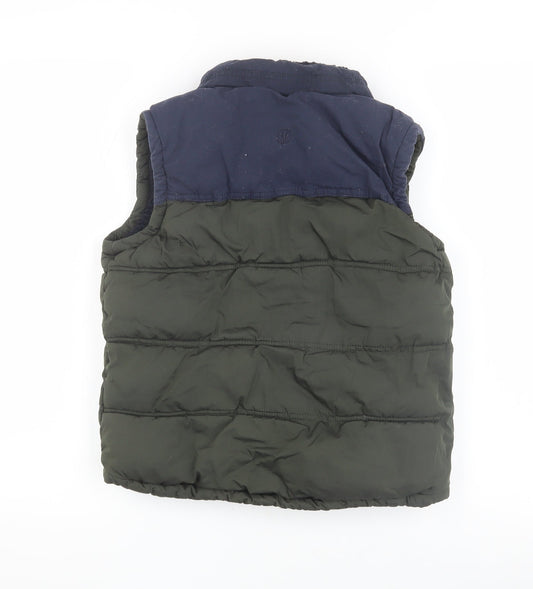 FatFace Boys Green & Blue Puffer Jacket 11 Years