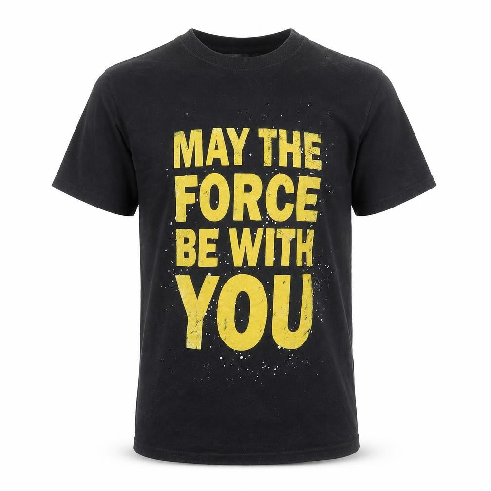Mens UK Size S Star Wars Black  Cotton T-Shirt