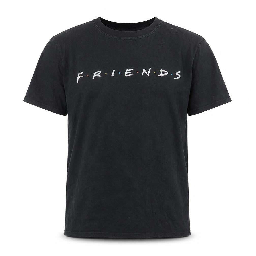 FRIENDS Men’s Black T-Shirt S Short Sleeve TV Show