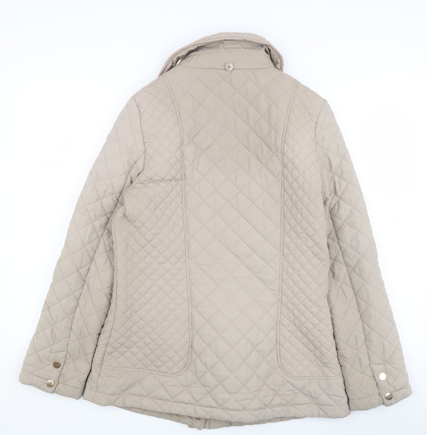Betty Kay Women's Beige Quilted Jacket Size 10
