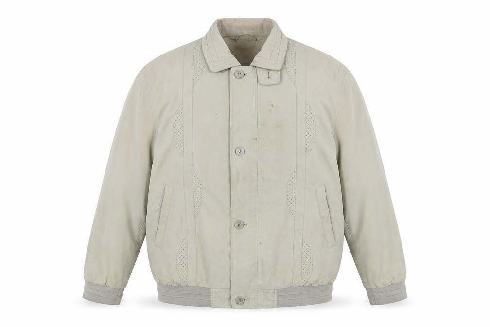 Escape Men's Beige XL Classic Mid-Length Jacket