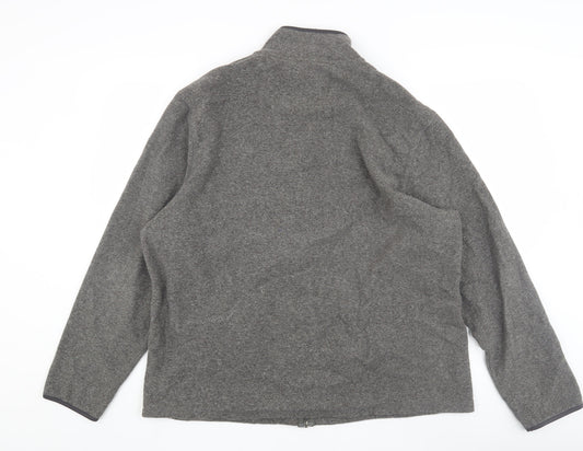 Marks and Spencer Men's Grey Full Zipped Jacket L