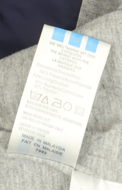 adidas Men's Blue Windbreaker Jacket M, Hooded, Casual