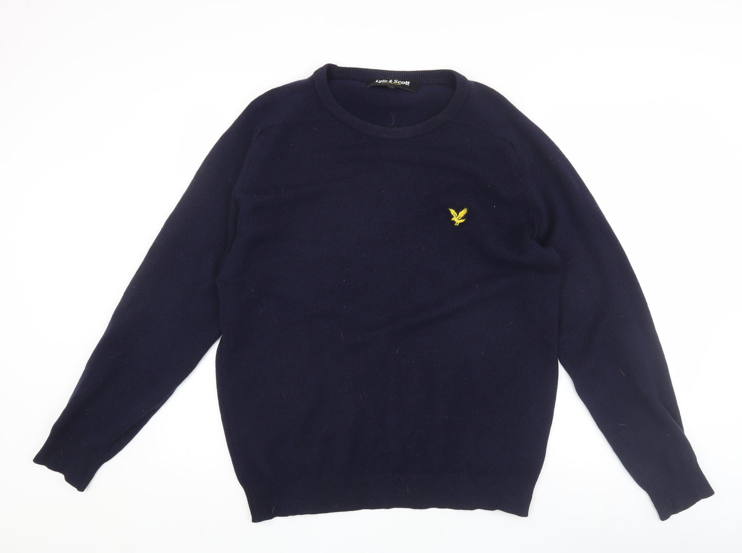 Lyle & Scott Men's Blue XL Pullover Jumper