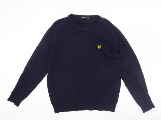 Lyle & Scott Men's Blue XL Pullover Jumper