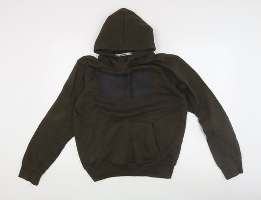 Twistedsoul Men's Green Pullover Hoodie M
