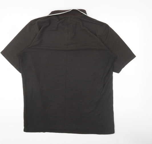 Umbro Men's Brown XL Collared Polo Shirt