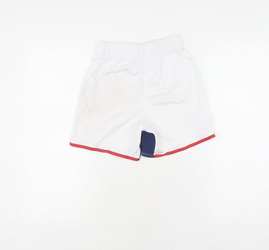 Puma Boys White Athletic Football Shorts 12 Years