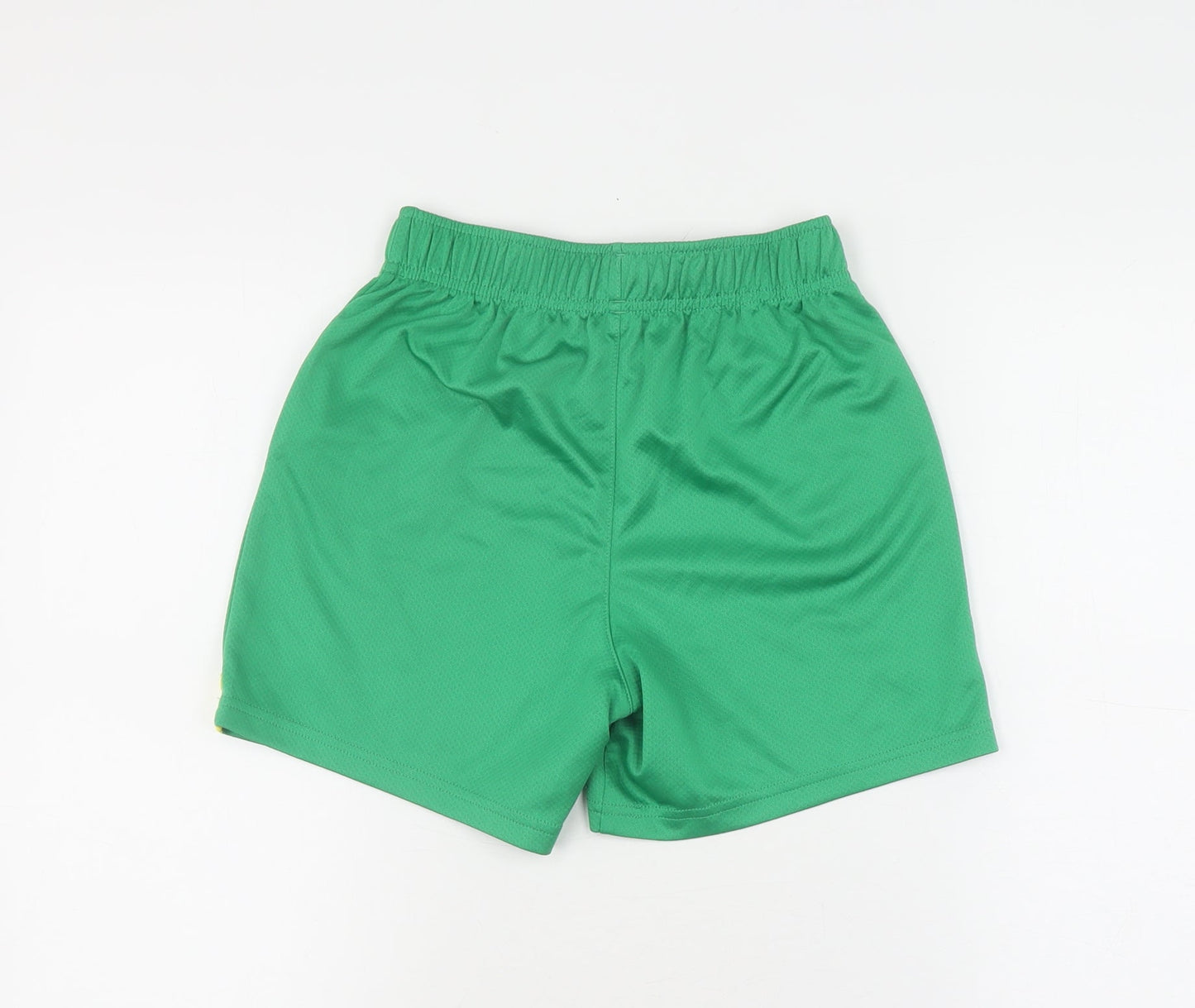 Puma Boys Green Athletic Shorts 11-12 Years Football Style
