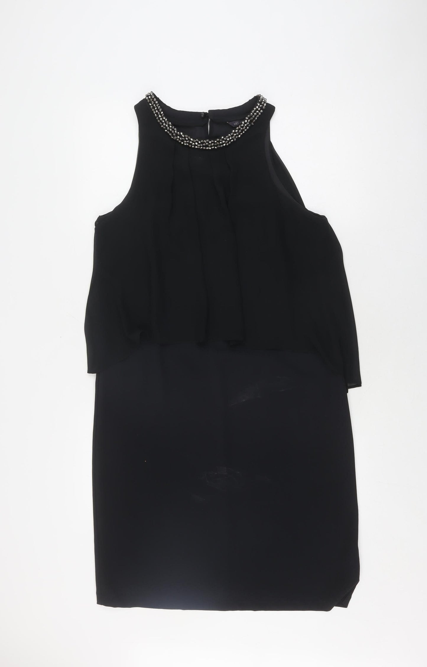 Marks and Spencer Women's Black Size 12 Long Dress