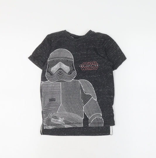 Star Wars Boys Black Graphic T-Shirt 5 Years