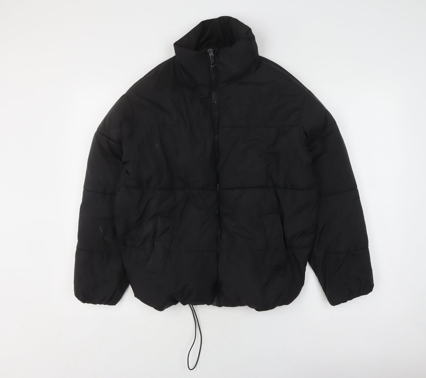 New Look Women's Black Puffer Jacket Size 4, Winter Essential