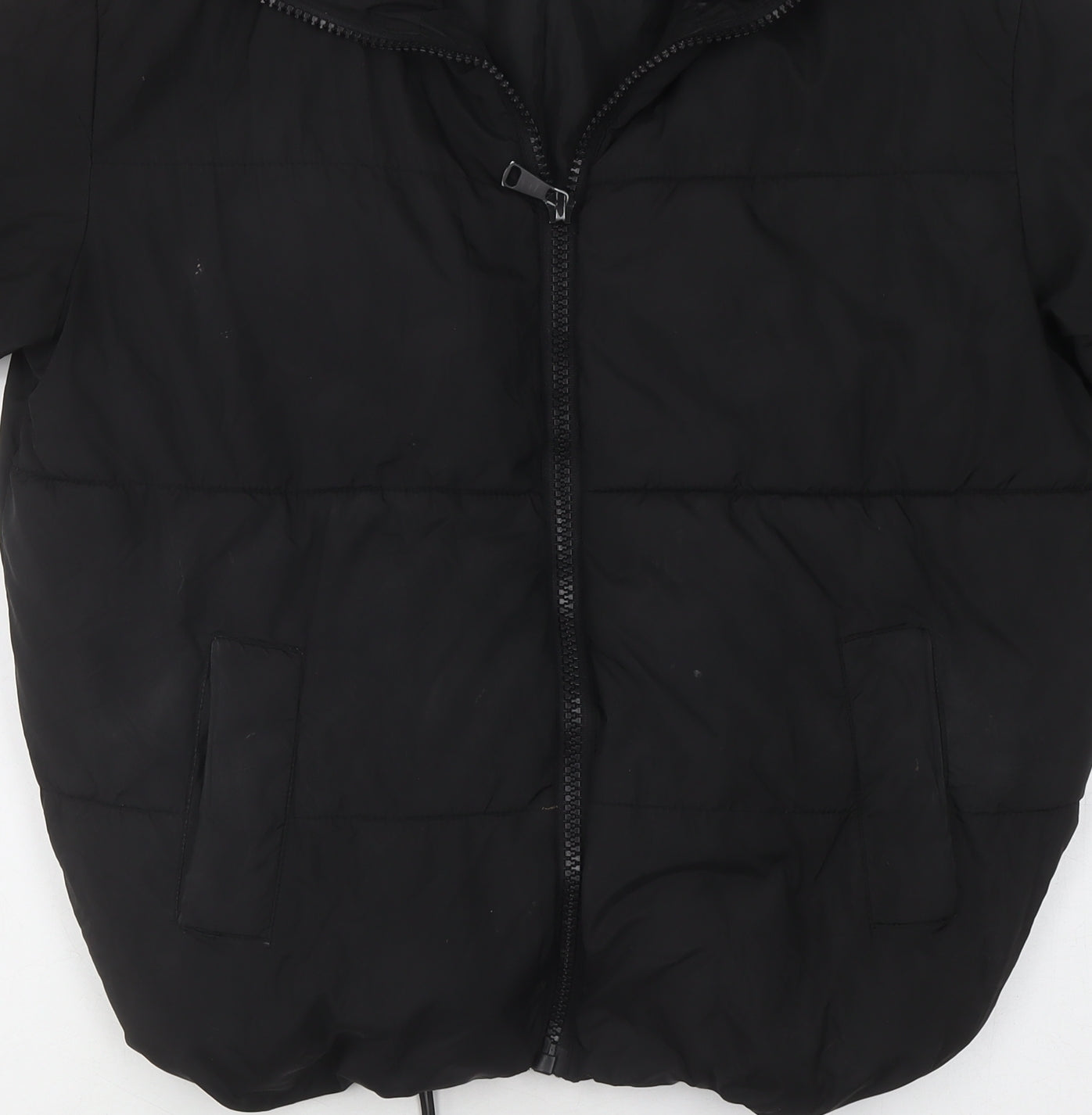 New Look Women's Black Puffer Jacket Size 4, Winter Essential