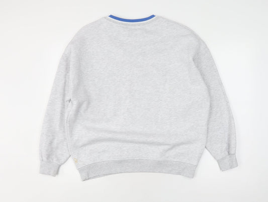 Disney Women’s Grey Stitch Sweatshirt Size S