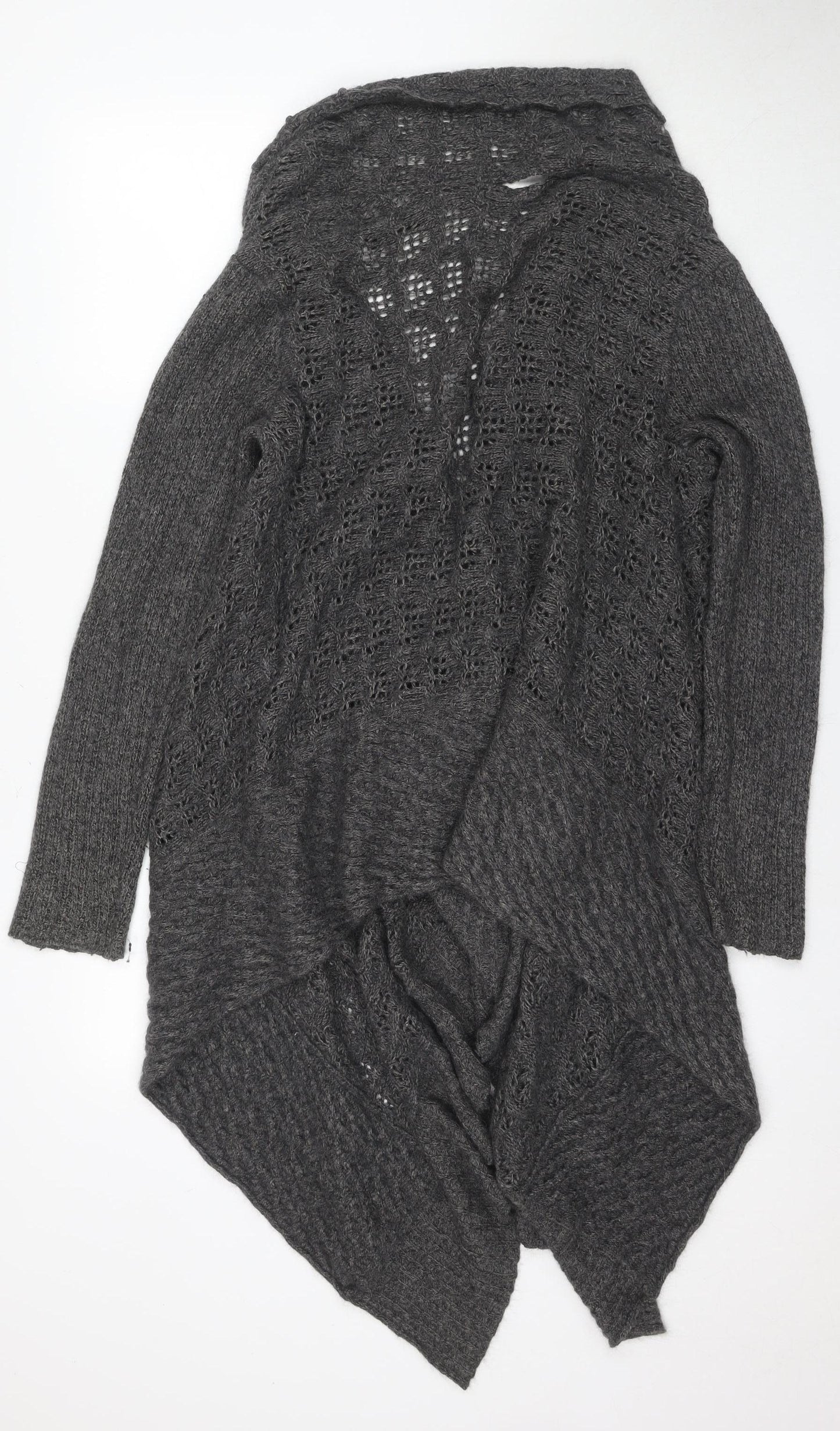 AllSaints Women's Grey Cardigan, Size 12, Regular Fit
