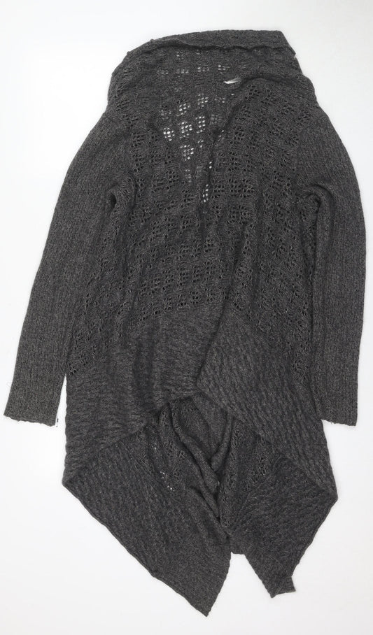 AllSaints Women's Grey Cardigan, Size 12, Regular Fit