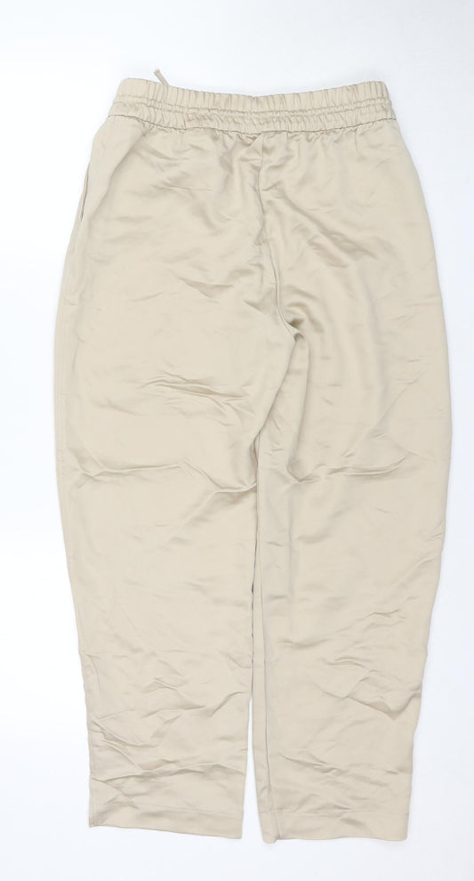 H&M Women’s Beige Capri Trousers Size S