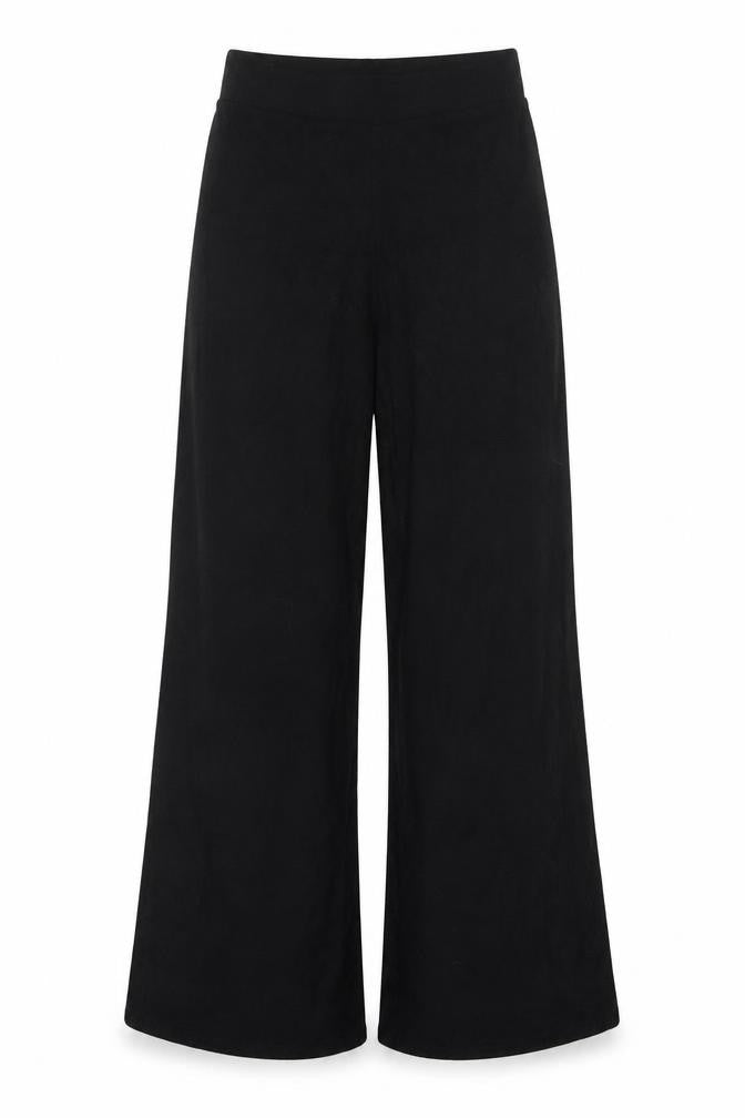 Zara Black Women's Trousers - Size S, Viscose Blend