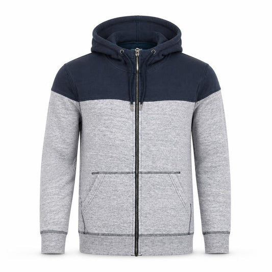 Mens UK M Regular JACK & JONES Multicoloured Full Zip Hoodie