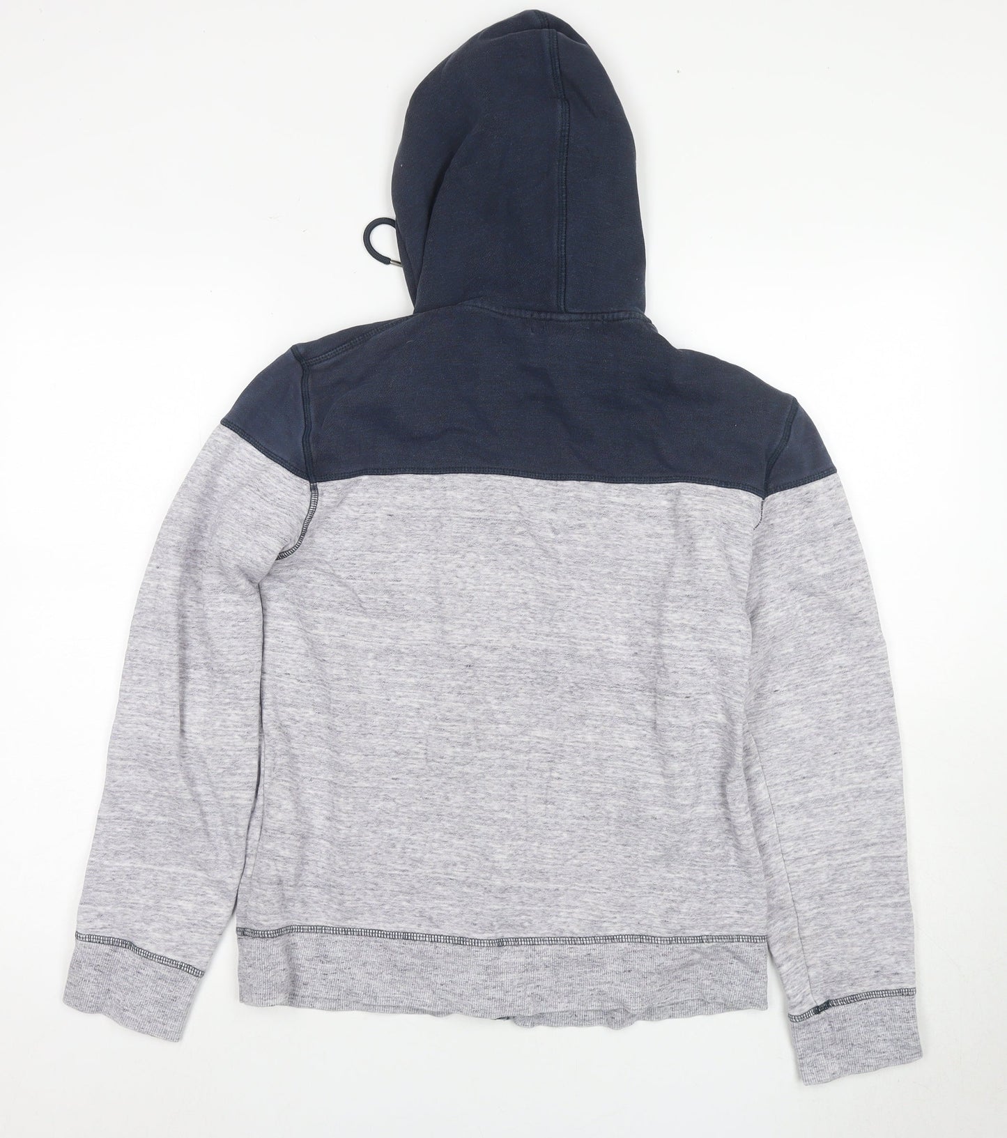 Jack & Jones Men's Blue Grey Full Zip Hoodie M