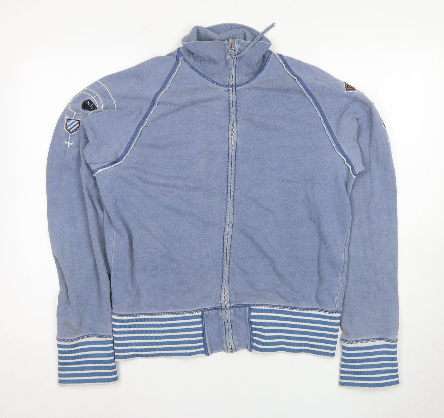Diesel Men's Blue Full Zip Hoodie Size L