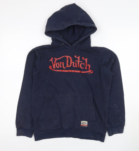 Von Dutch Blue Boys Pullover Hoodie 12-13 Years