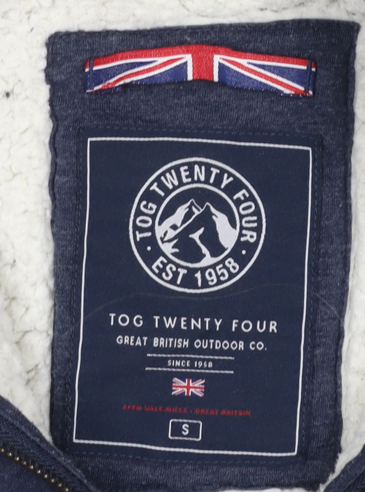 TOG Twenty Four Men's Blue S Full Zip Hoodie