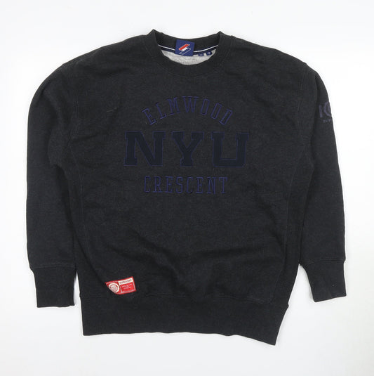 Superdry Men's Black XS Graphic Pullover Sweatshirt