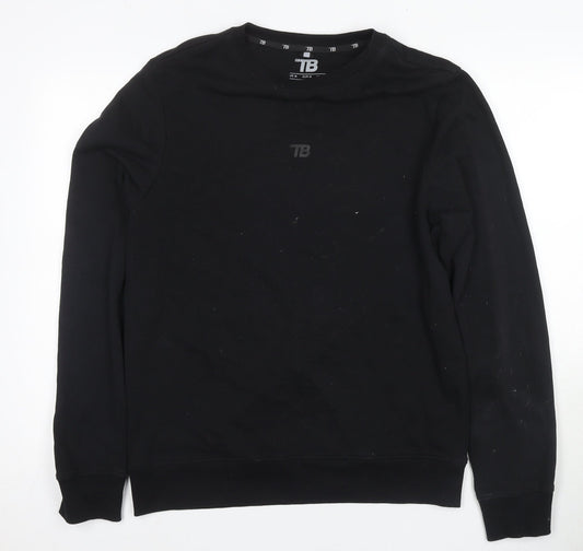 TB Men's Black Medium Pullover Sweatshirt