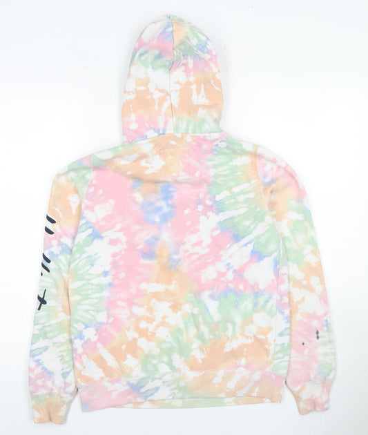 Hollister Women's XS Multicoloured Tie-Dye Pullover Hoodie