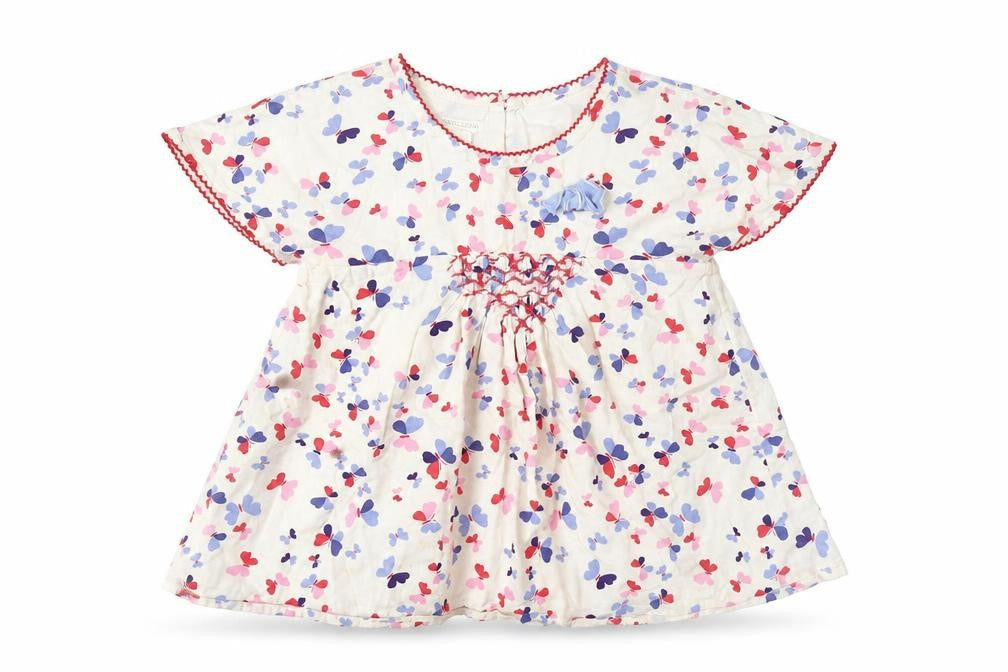 Monsoon Girls Multicoloured Floral Tunic Blouse 6-7 Years