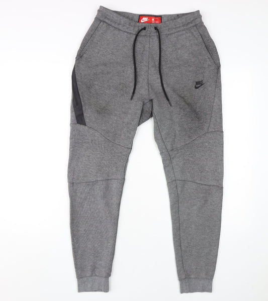 Nike Men's Grey Jogger Trousers - Size S, Casual Wear