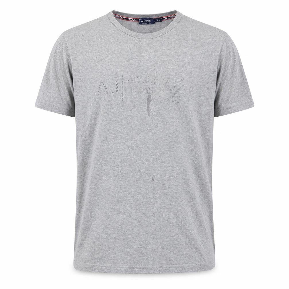 Mens UK Size M Armani Jeans Grey  Cotton Blend T-Shirt
