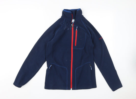 Columbia Boys Blue Fleece Jacket - Large, Full Zip, Casual Wear