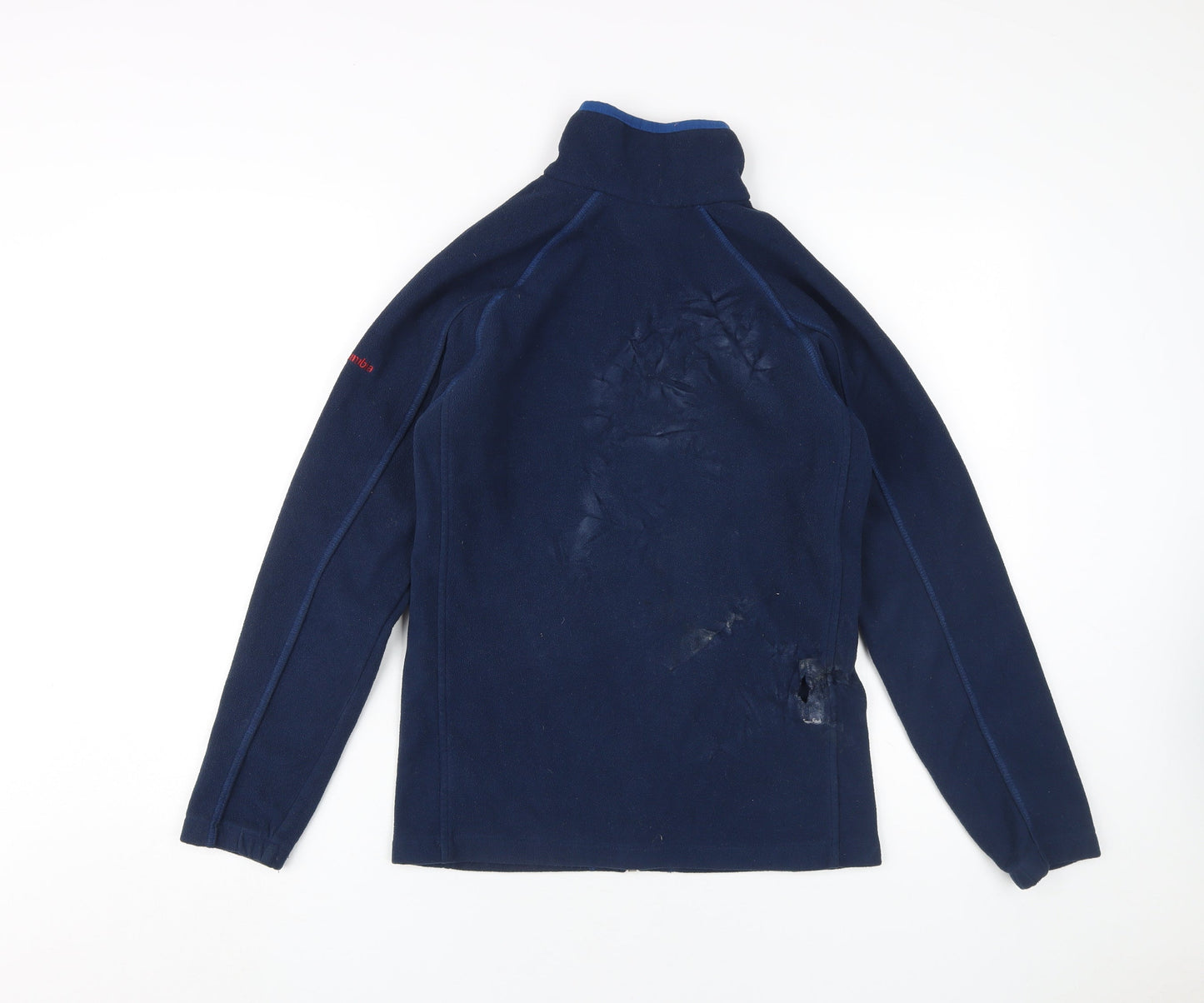 Columbia Boys Blue Fleece Jacket - Large, Full Zip, Casual Wear