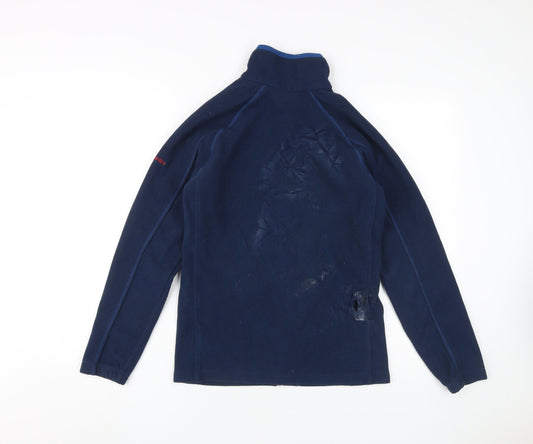 Columbia Boys Blue Fleece Jacket - Large, Full Zip, Casual Wear