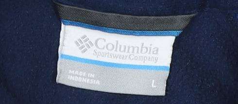 Columbia Boys Blue Fleece Jacket - Large, Full Zip, Casual Wear