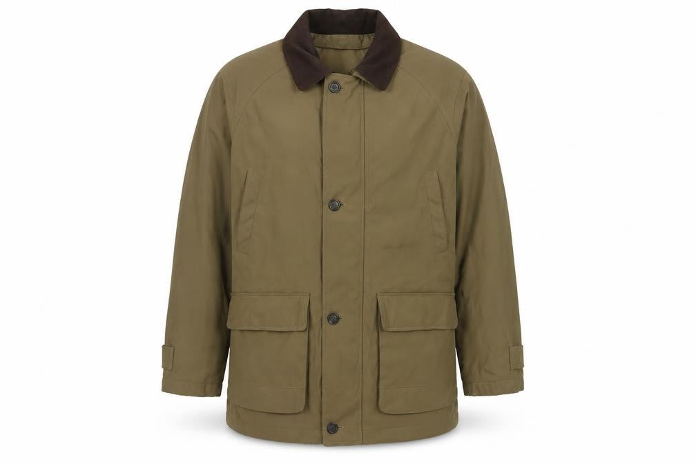 Skopes Men's Brown Polyester Jacket, Mid-Length