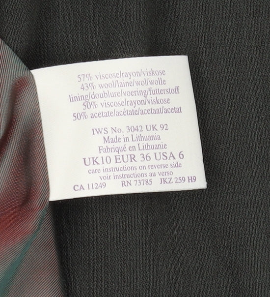 Laura Ashley Women's Green Suit Jacket Size 10 Petites