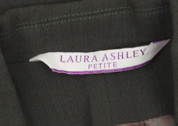 Laura Ashley Women's Green Suit Jacket Size 10 Petites