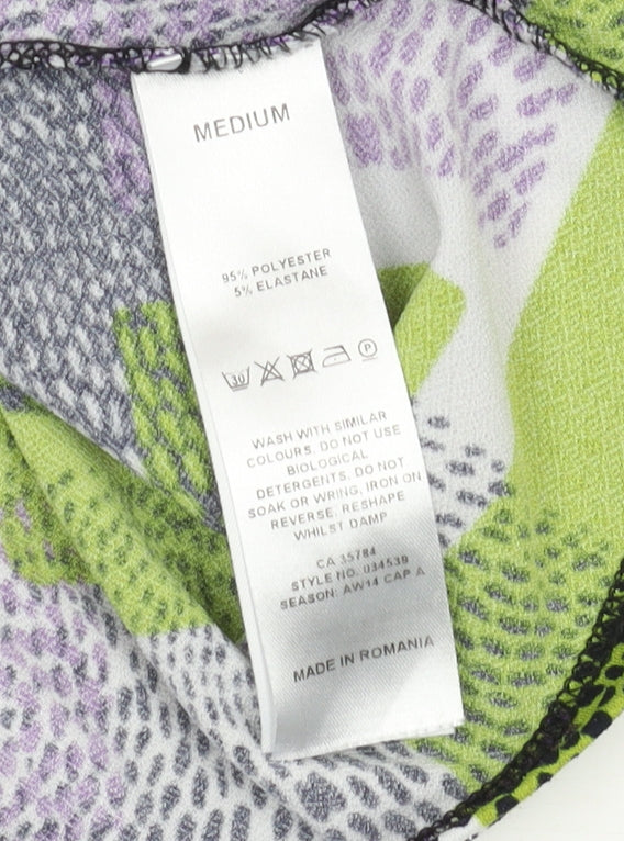 Womens UK Size M Windsmoor Multicoloured Polyester Blend T-Shirt
