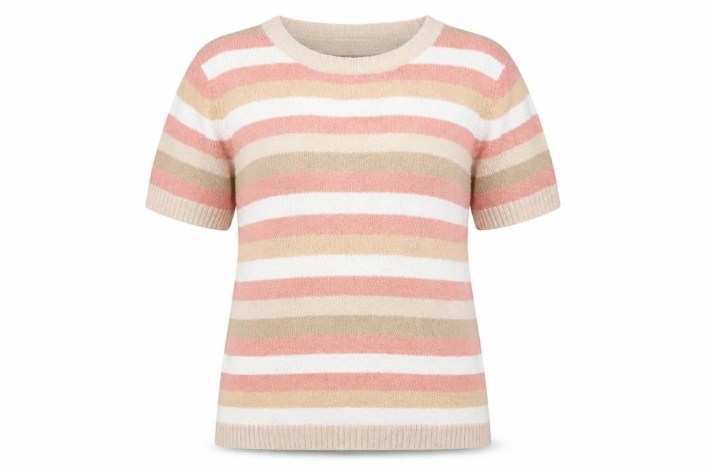 EWM Women's Multicoloured Striped Pullover Jumper M