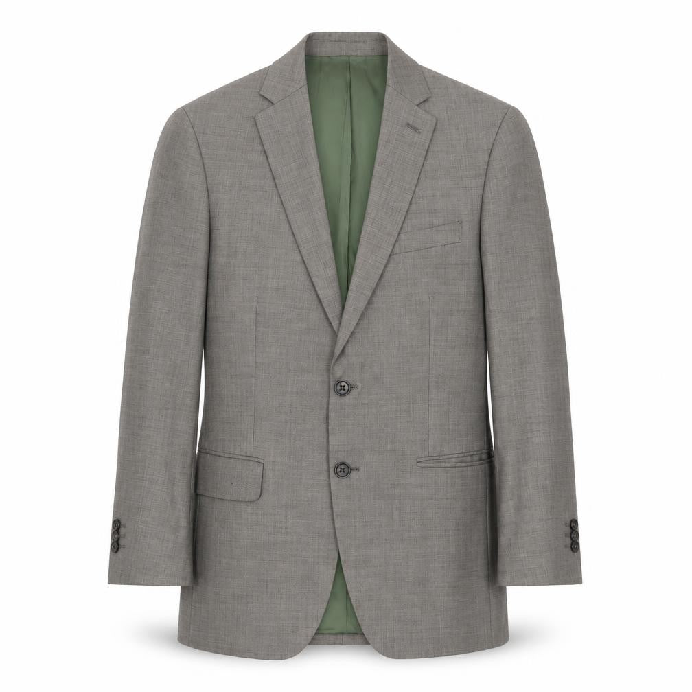 Mens 38 Chest Regular Banana Republic Grey Two-Button Blazer