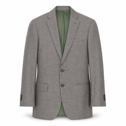 Mens 38 Chest Regular Banana Republic Grey Two-Button Blazer