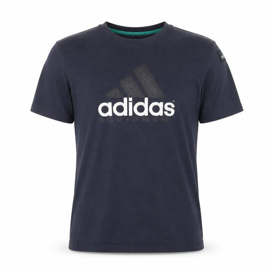 Mens UK Size S adidas Black  Cotton Blend T-Shirt