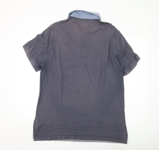 Penguin Men's Grey LT Cotton Polo Shirt
