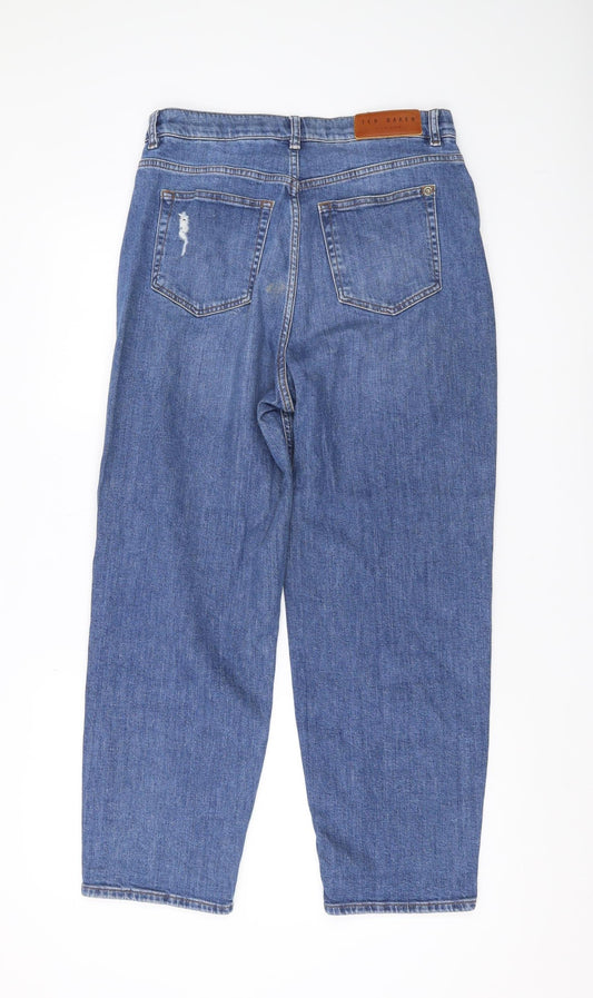 Ted Baker Women's Blue Straight Jeans Size 10